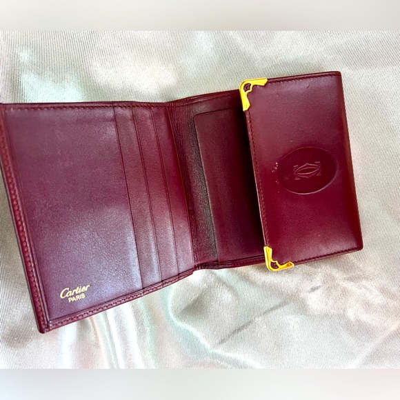 Beautiful Cartier Kiss Lock Wallet Vintage! - Picture 3 of 6